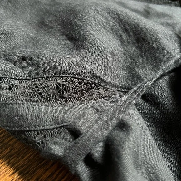 Aritzia Wilfred Linen Wrap Dress, la Bohéme Capsule Collection, Léger Dress - Picture 4 of 8